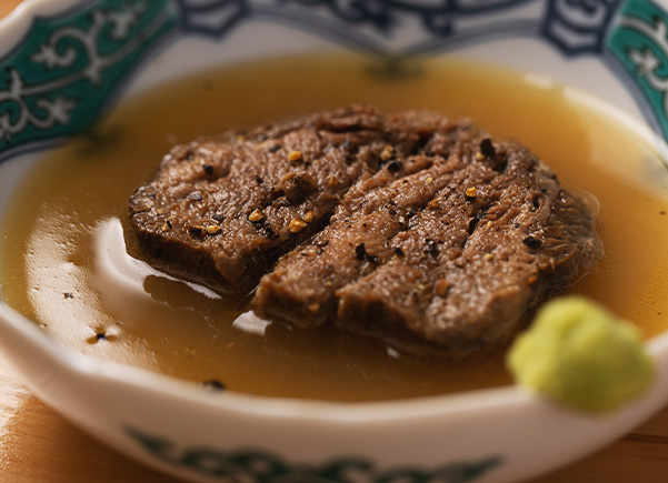 厚切り茹でタン